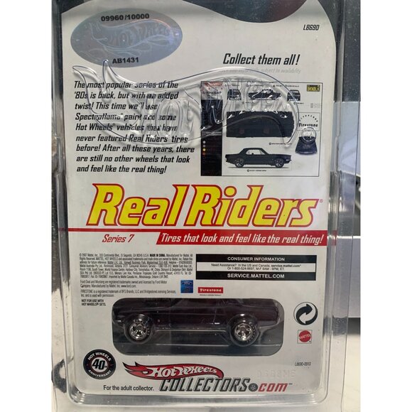 Hot Wheels Real Riders 65 Mustang Series 7 Collectible Die-Cast Car - Picture 2 of 2